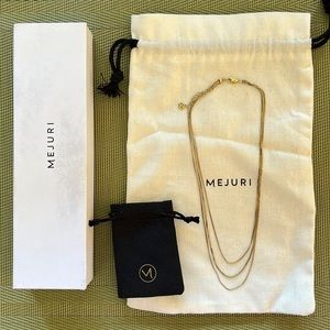 Mejuri layered necklace